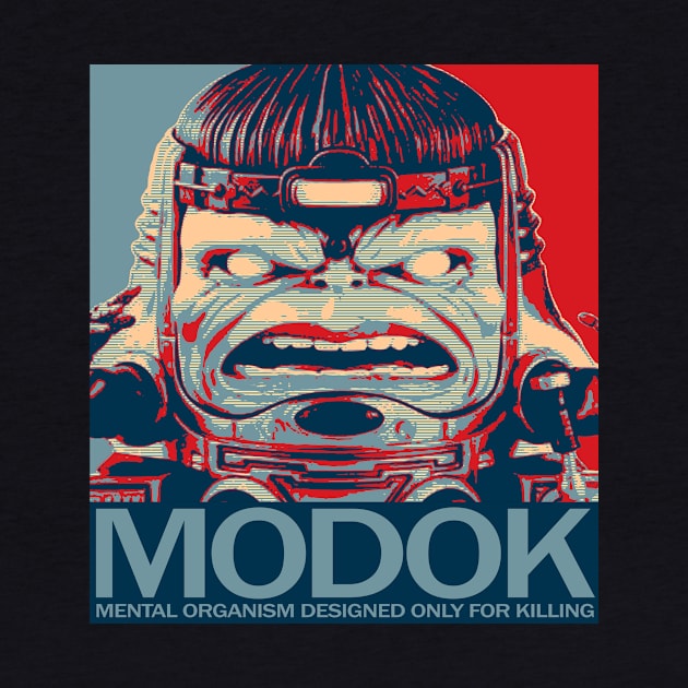 MODOK (Shepard Fairey) by SamuRonX